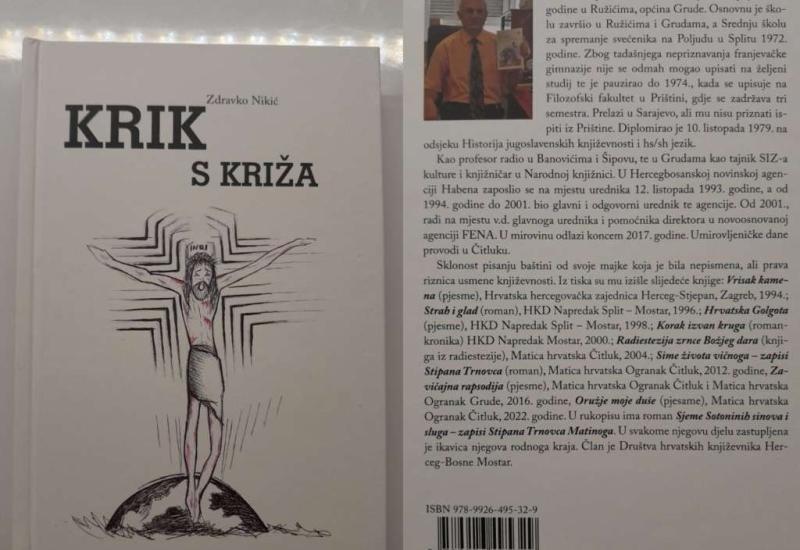 ''Krik s križa'' nova knjiga Zdravka Nikića
