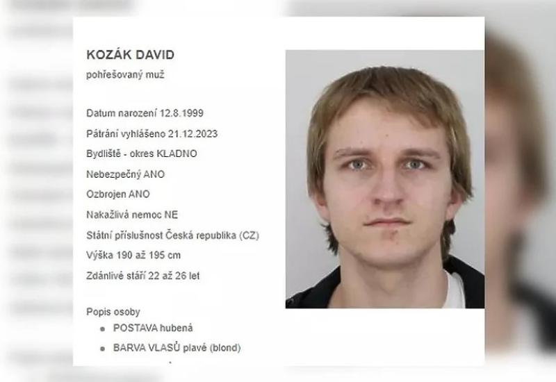 David Kozak - Za pokolj u centru Praga kriv 24-godišnjak: Ubio je 15 ljudi!