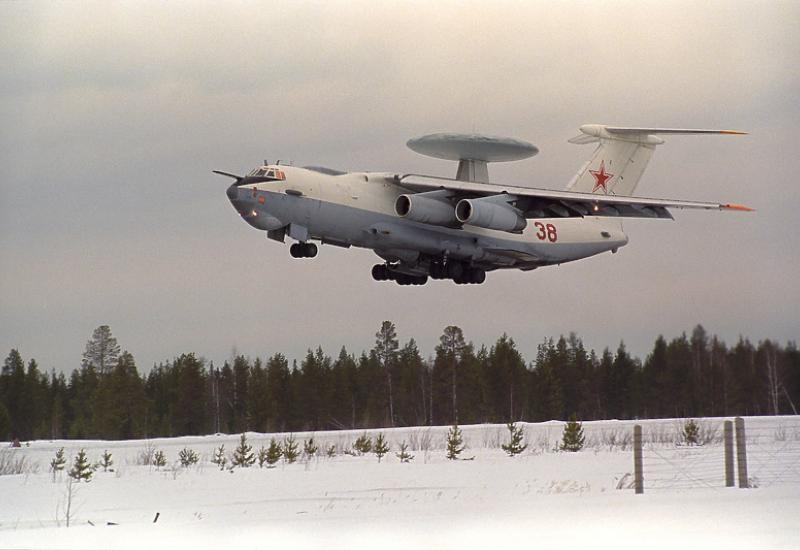 Ruski izviđački avion A-50 - Ukrajinci oborili ruski izviđački avion A-50 iznad Azovskog mora