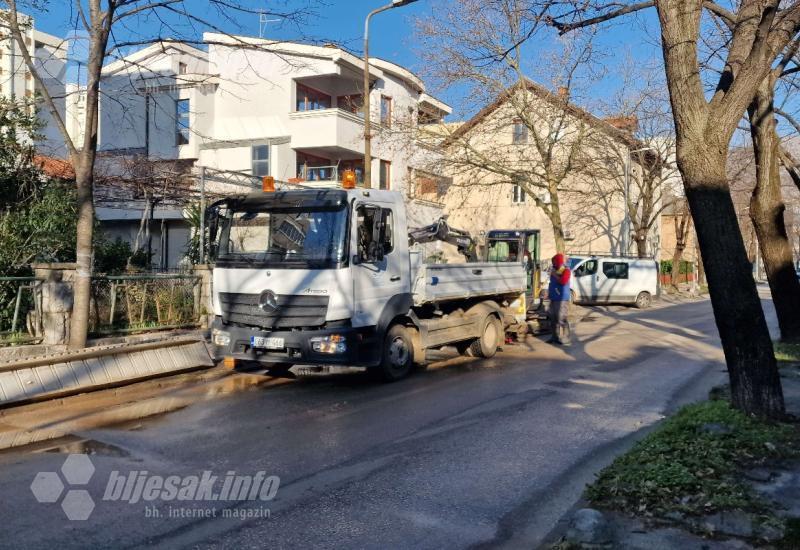 Mostar - Ulica Alekse Šantića danas bez vode