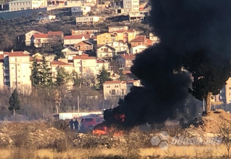 Mostar: Požar u Sjevernom logoru