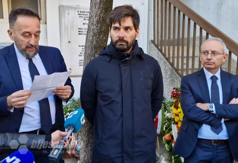 U Mostaru obilježena 30. godišnjica tragične pogibije talijanskih novinara - U Mostaru obilježena 30. godišnjica tragične pogibije talijanskih novinara