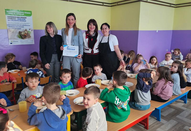 Dječji vrtić Ljubuški uspješno sudjelovao u kampanji unapređenja prehrane djece