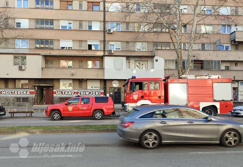 Mostarski vatrogasci intervenirali u Splitskoj ulici