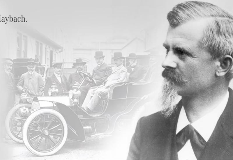 Wilhelm Maybach (Heilbronn, 9. veljače 1846. - Stuttgart, 29. prosinca 1929.)  - Na današnji dan rođen je veliki konstruktor koji nije volio voziti automobil