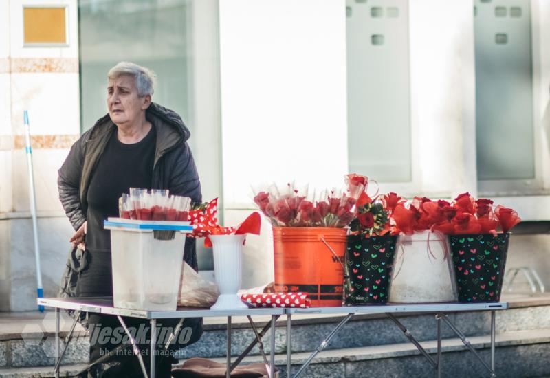 Valentinovo u Mostaru već godinama nije dobar dan za prodaju cvijeća