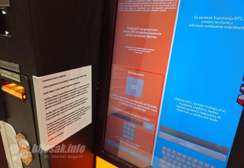 Prvi Bitcoin bankomat u Mostaru omogućava građanima trgovinu kriptovalutama