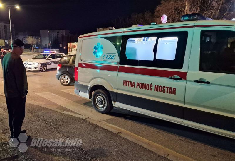 Teško ozlijeđen suvozač na motociklu iz prometne nesreće u Mostaru