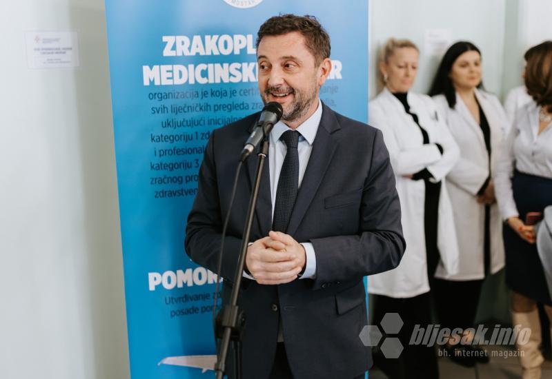Gradonačelnik Mostara Mario Kordić - FOTO Veliki iskorak - Mostar dobio Zrakoplovno-medicinski centar