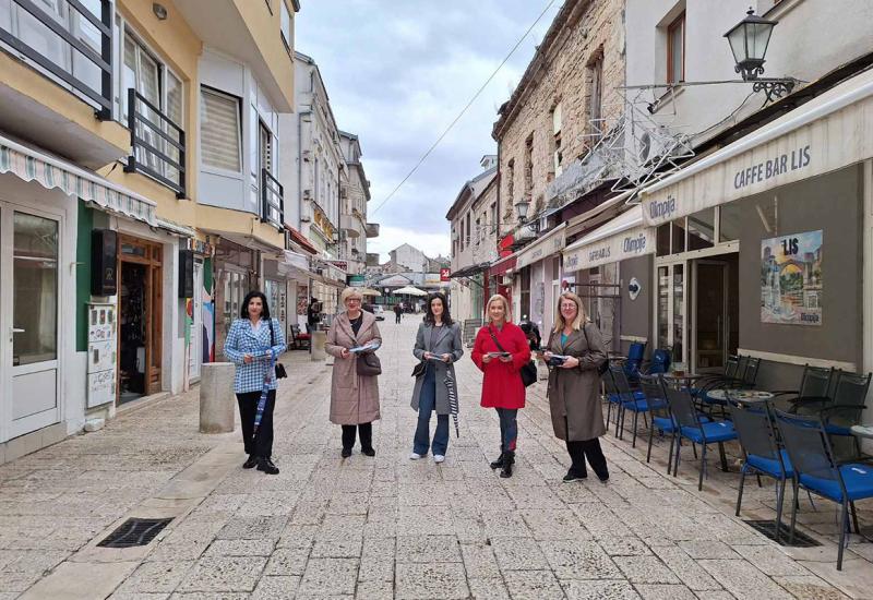 Inicijativa građanki/na Mostara - Mostar - Podijeljeni letci o platformi ženskih prioriteta za Ustavne promjene