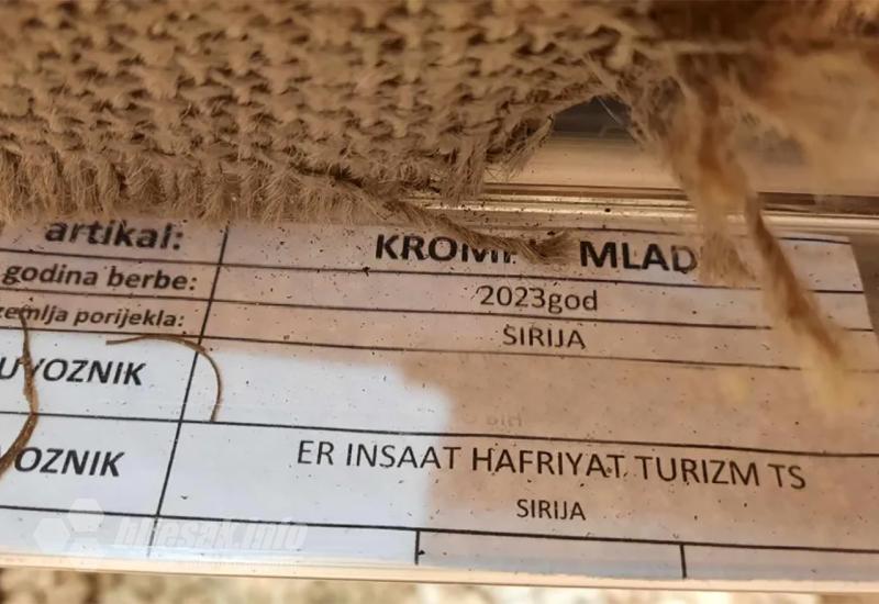 Etiketa krumpira iz Sirije - Sirijski krumpir preplavio BiH; uvoz ubija domaće proizvođače