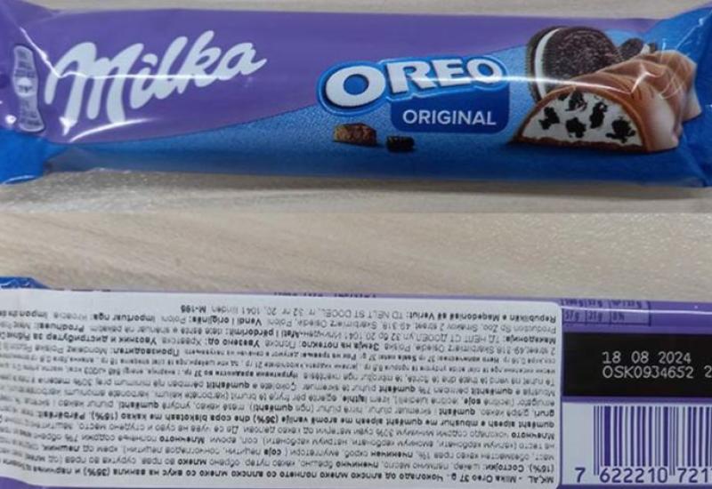 U BiH povučene 33 čokoladice "Milka Oreo" zbog plastike