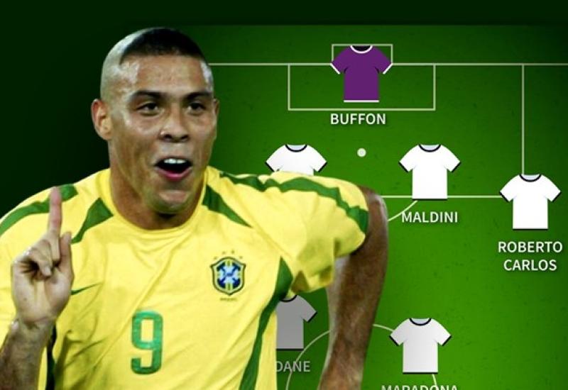 Njabolji 11 - Brazilski Ronaldo složio najboljih 11 u povijesti