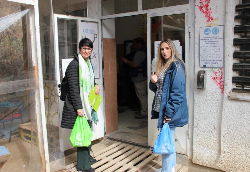 Foto: PR / Nejla Ramović Donacija Goethe- Instituta  za pomoć izbjeglicama - Donacija Goethe- Instituta  za pomoć izbjeglicama