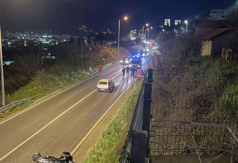 Prometna nesreća na Šehovini - Prometna u Mostaru - motociklist zadobio ozljede