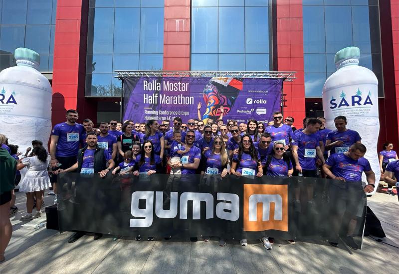 Najveća ekipa, najveće srce: GUMA M sa 75 trkača na Mostar Half Maratonu 2024