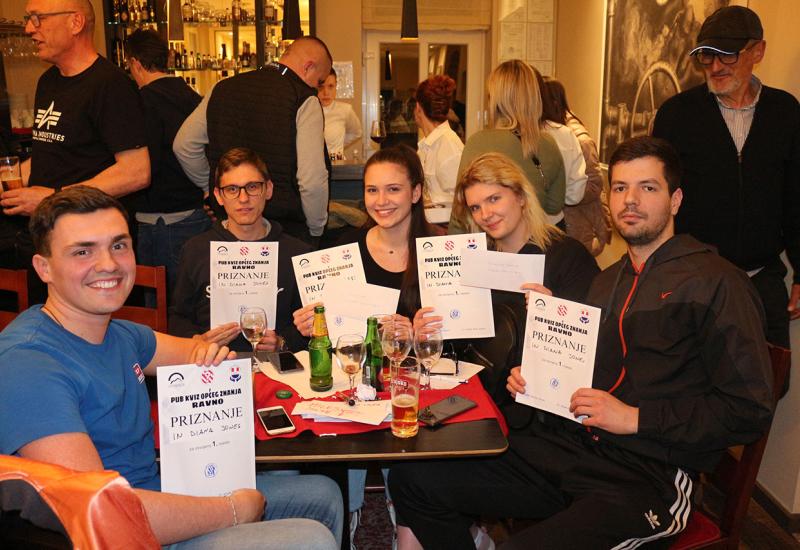 Prvi pub kviz u Ravnom: Prvo mjesto ekipi 'In Diana Jones' iz Mostara