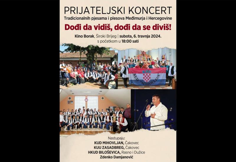 Događaj koji će pokazati raznolikost plesova, pjesme i nošnji Hrvata Hercegovine i Međugorja