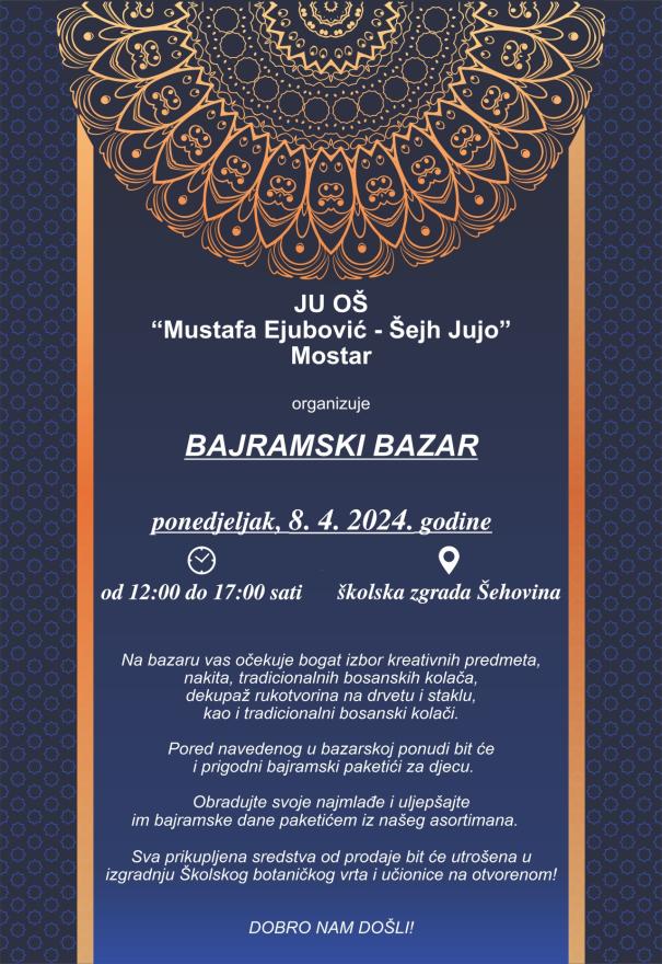 Bajramski bazar u Mostaru - Bajramski bazar u Mostaru: Svi ste pozvani