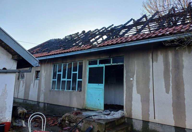Posljedice požara - U potpunosti izgorjela kuća Džemala Mušinovića