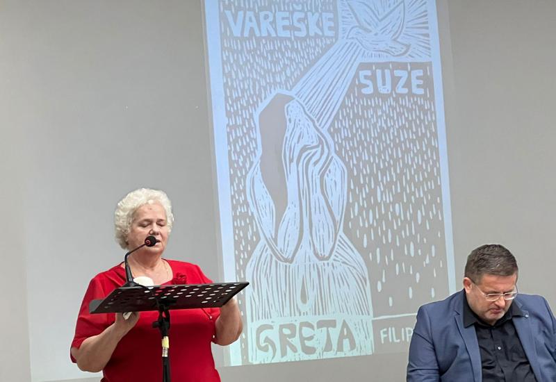 Na predstavljanju knjige u Mostaru bila je i autorica Greta Filipović - U Mostaru predstavljena knjiga Vareške suze autorice Grete Filipović