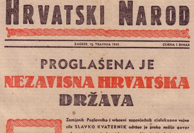 Ilustracija - Na današnjin dan Slavko Kvaternik proglasio Nezavisnu Državu Hrvatsku