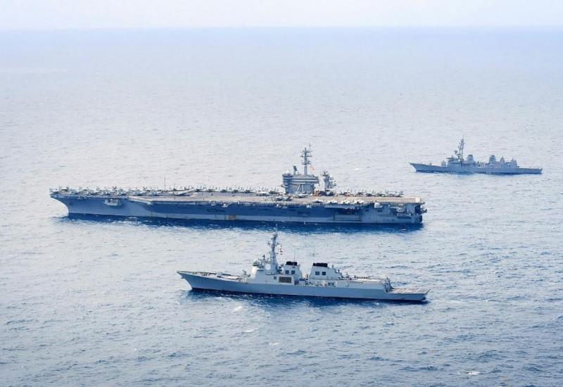 Pomorske vježbe Južne Koreje, Japana i SAD-a zbog sjevernokorejskih prijetnji