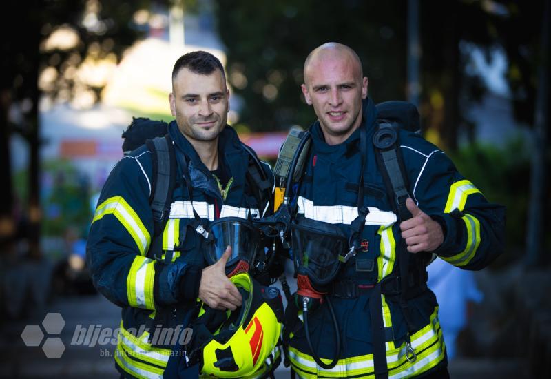 Vatrogasci pod punom opremom trčali Velikim stepenicama - Mostar - Vatrogasci pod punom opremom trčali Velikim stepenicama