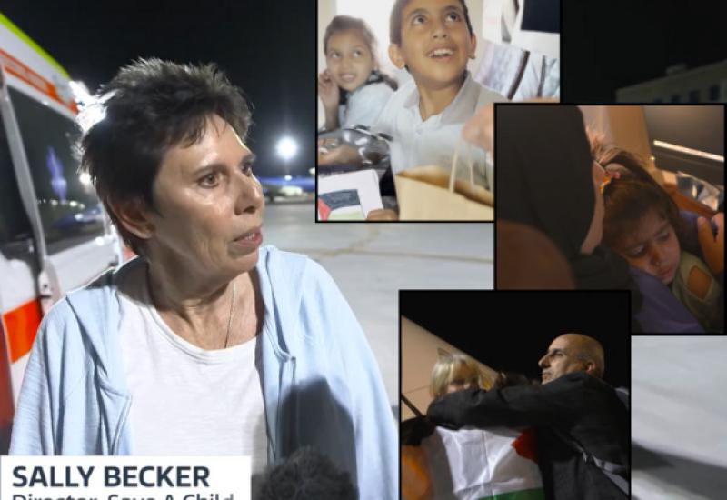 Sally Becker - Mostarski anđeo izvukao teško ranjenu djecu  iz Gaze 