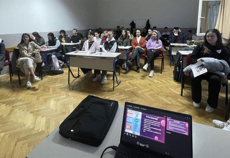 Edukativna predavanja o HPV za više od 700 učenika srednjih medicinskih škola u Mostaru - Edukativna predavanja o HPV za više od 700 učenika srednjih medicinskih škola u Mostaru