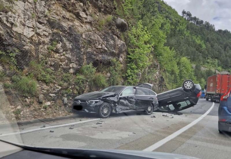 Prometna u Donjoj Jablanici - Jedna osoba ozlijeđena u prometnoj kod Jablanice