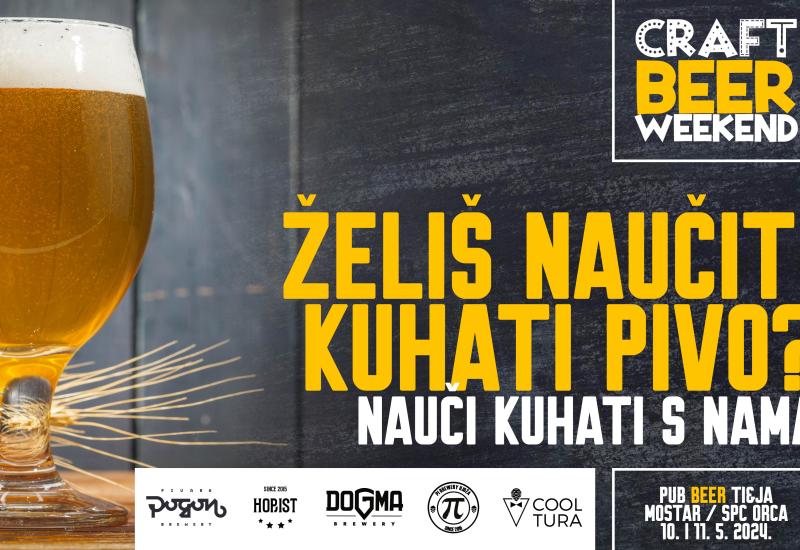 Želiš naučiti kuhati pivo, kuhaj sa nama na 1. craft beer vikendu @ Pub Beer ti&ja