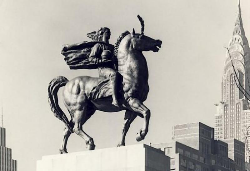 Augustinčićeva Jahačica (Mir) ispred zgrade UN-a u New Yorku - Prije 45 godina preminuo je jedan od najznačajnijih kipara 20. stoljeća
