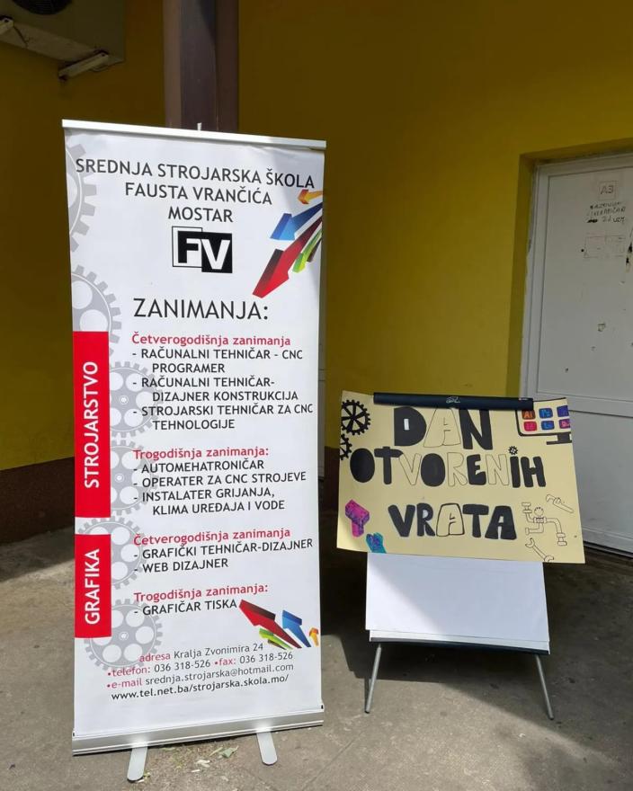 Dan otvorenih vrata Srednje strojarske škole Fausta Vrančića Mostar - Srednja strojarska otvorila svoja vrata budućim srednjoškolcima 