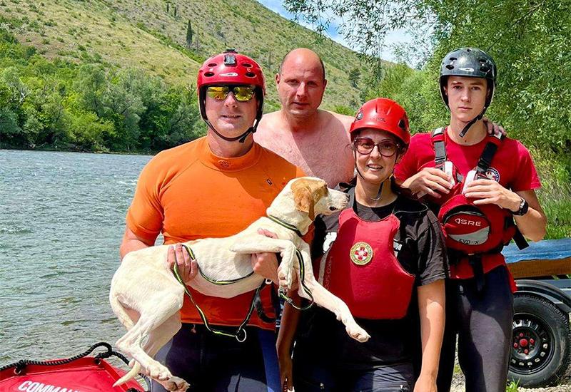 VIDEO | Mostar: Spašen pas na Bunskim kanalima