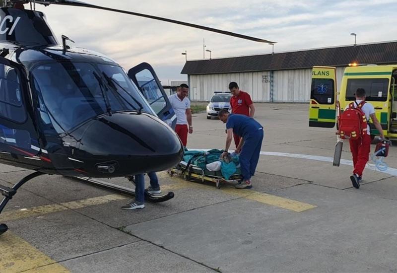 Trudnica iz Trebinja helikopterom prevezena u Banja Luku