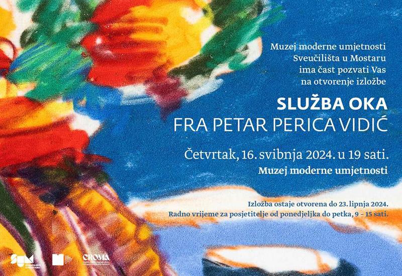 U Sveučilišnoj galeriji izložba slika fra Petra Perice Vidića 16. svibnja - Mostar: U Sveučilišnoj galeriji izložba slika fra Petra Perice Vidića