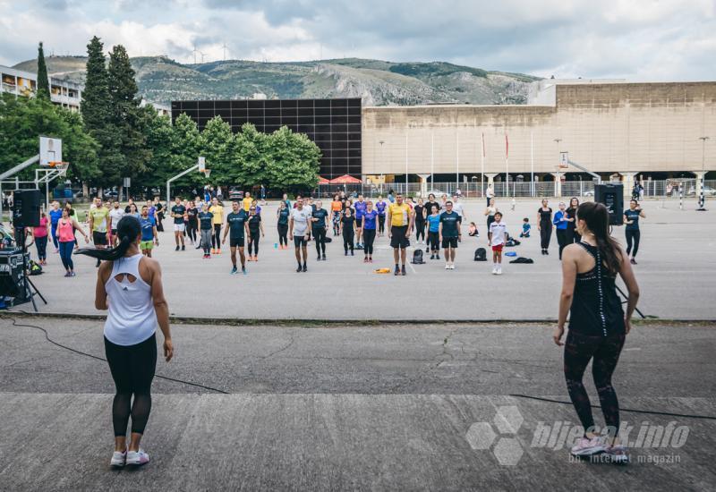 Mostar: Trening i party na otvorenom