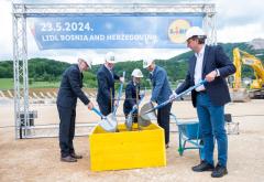 FOTO | Lidl započeo izgradnju prvog centra u BiH: Investicija vrijedna 100 milijuna eura 