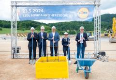 FOTO | Lidl započeo izgradnju prvog centra u BiH: Investicija vrijedna 100 milijuna eura 