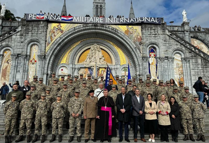 Galić i Vukšić na Međunarodnom vojnom hodočašću u Lourdesu