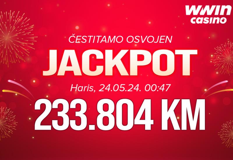 WWIN casino: Sretni dobitnik osvojio najveći JACKPOT u BiH