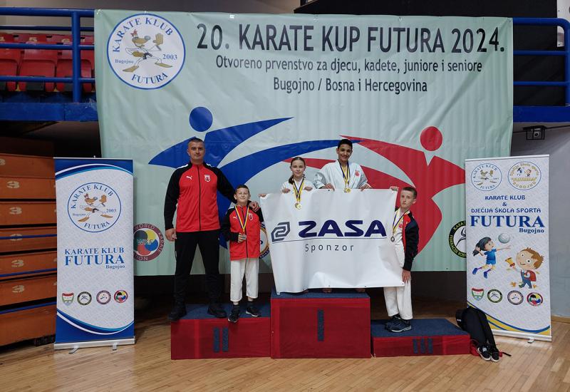 6 zlatnih odličja za Karate klub Bjelopoljac u Splitu i Bugojnu