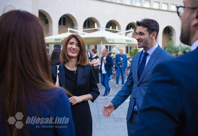 Andrijana Katić Filipović i Vedran Škobić - Plenković u Mostaru: HDZ BiH i hrvatski HDZ rade blisko na dva ključna cilja