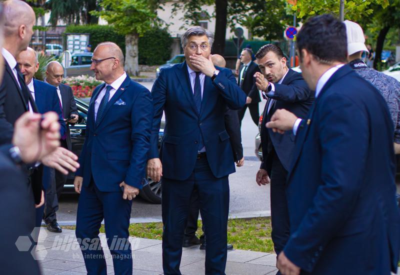 Gordan Grlić Radman i Andrej Plenković - Plenković u Mostaru: HDZ BiH i hrvatski HDZ rade blisko na dva ključna cilja