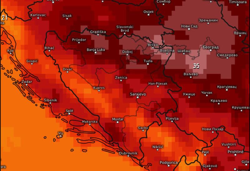 Splitski meterolog izdao upozorenje za Hercegovce