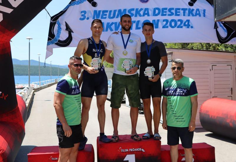  Seniorsko državno prvenstvo BIH u akvatlonu uz Neumsku desetku - Održano Seniorsko državno prvenstvo BIH u akvatlonu uz Neumsku desetku: Belmin Godinjak i Anđela Talić obranili titule državnih prvaka 