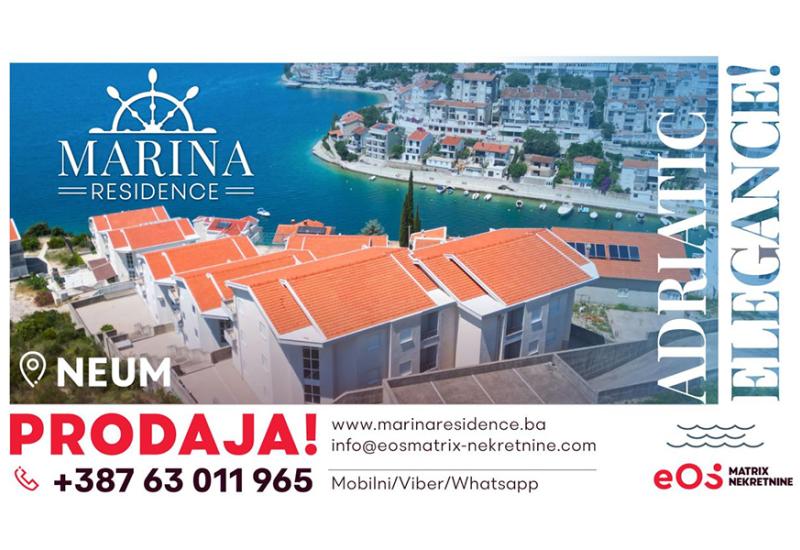 Marina residence Neum: Apartman sa terasom već od 180.000 KM