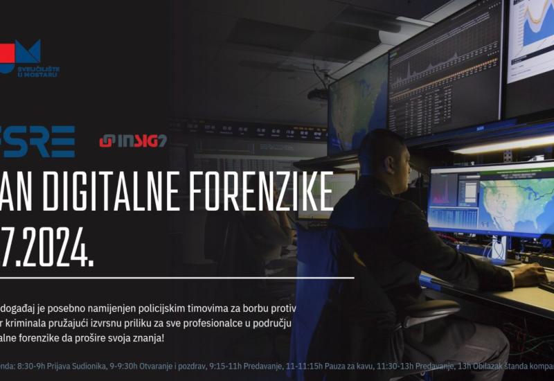 Dan digitalne forenzike u Mostaru - Dan digitalne forenzike po prvi put u Mostaru 