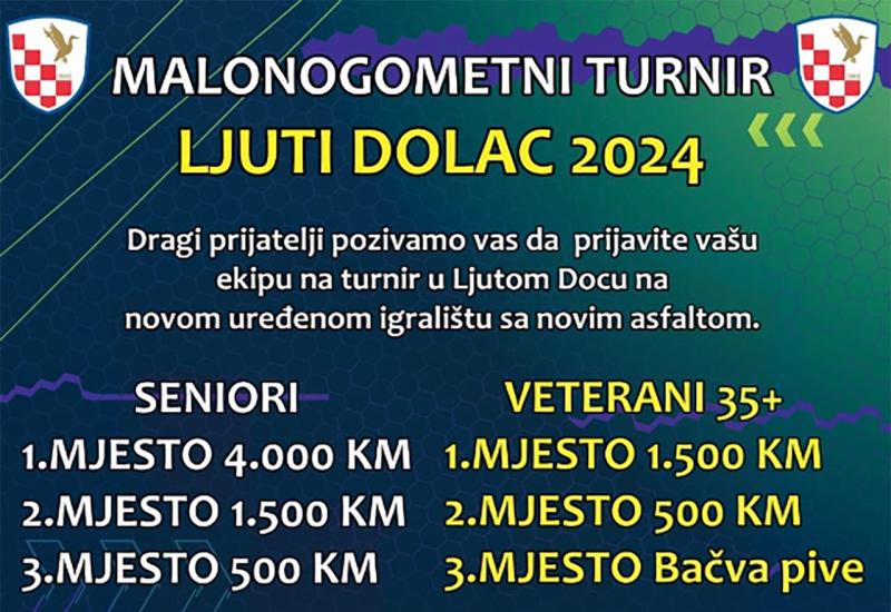 Prijavi se na Malonogometni turnir Ljuti Dolac 2024.